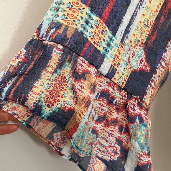 New Directions XL off the shoulder bohemian shift dress.  $35 - Picture 3 of 3